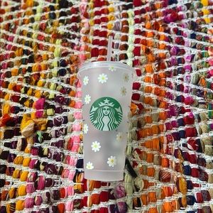 Venti Starbucks cold cup “Daisy”